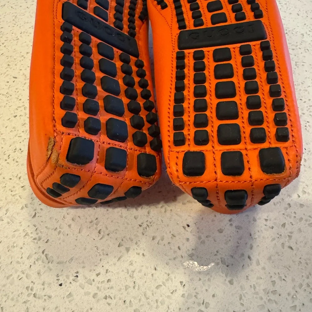 Gucci Men's Orange Loafers - Picture 6 of 7